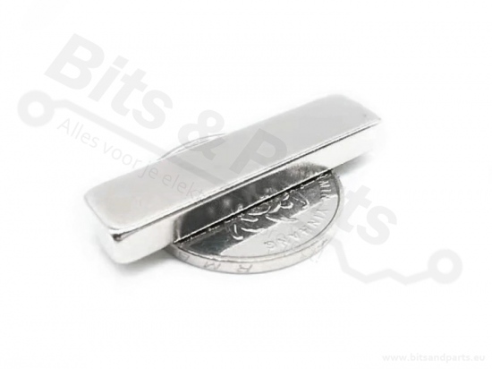 Magnet neodymium rectangular 40mm x 10mm x 4mm N52